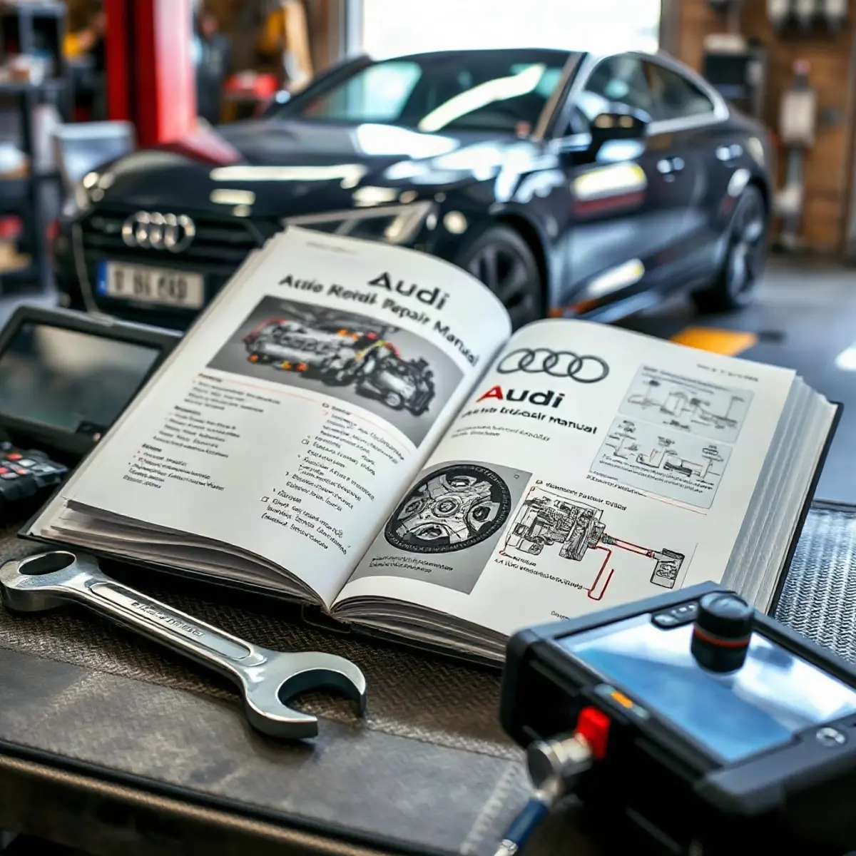 Книга по ремонту Audi: руководство по эксплуатации и обслуживанию