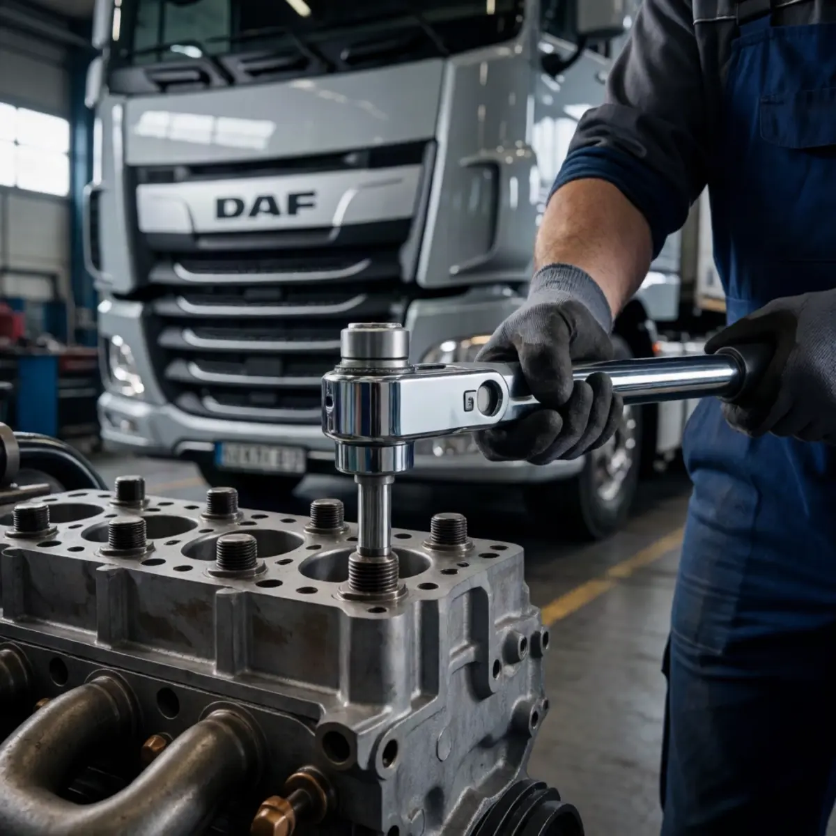 Момент затяжки DAF: таблица ключевых значений для DAF 105
