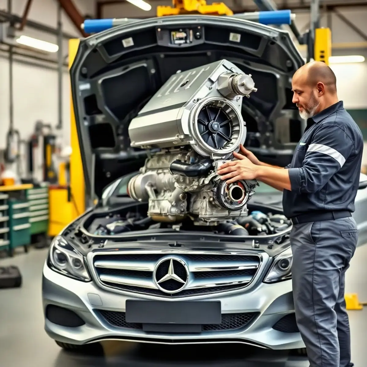 Замена двигателя Mercedes W204: полная инструкция по выбору и установке