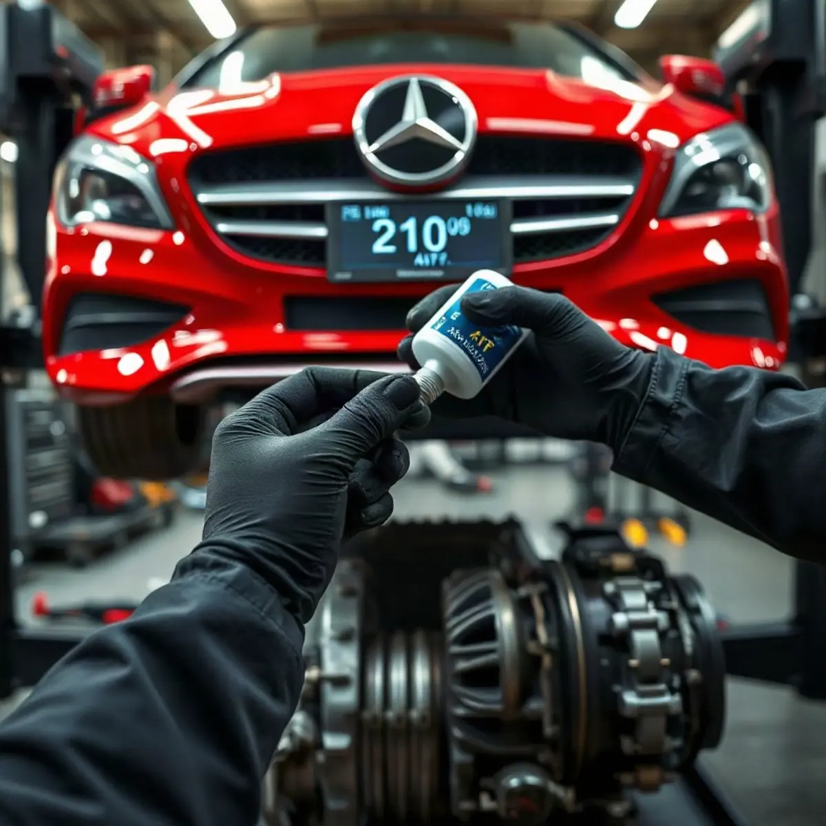 Замена масла в роботе Mercedes CLA: пошаговая инструкция и советы