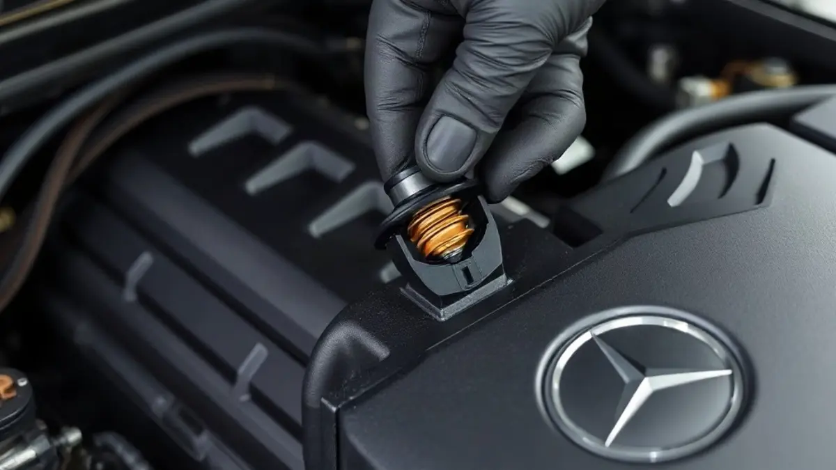 Замена термостата на двигателе M274 (Mercedes-Benz): пошаговая инструкция